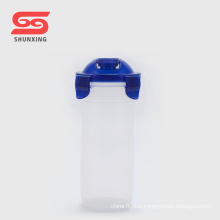 wholesale lock sealed clear plastic cup 500ml with sling